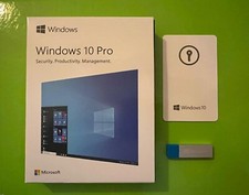 Windows 10 PRO PROFESSIONAL ITALIANO BOX ORIGINALE USB LICENZA 