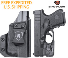GL0CK 26 w/TLR-6 Holster IWB Kydex Precise Custom Fit Adjustable Cant USA MADE