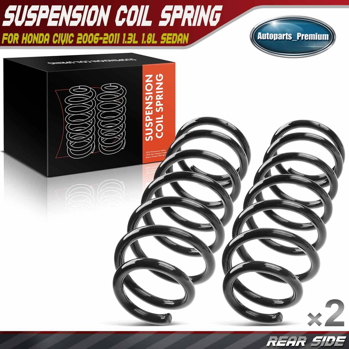 Lesjofors Front Col Sprng Standard For Benz W124 300CE 300D 300E