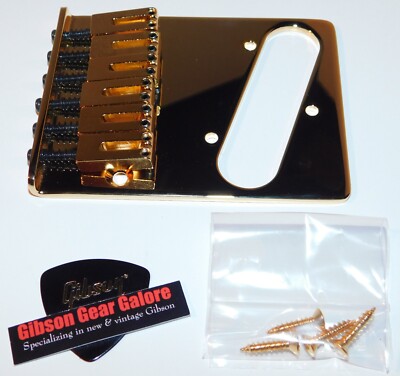 Fender Telecaster Bridge Gold Richie Kotzen Modern Guitar Parts Tele Project Mod