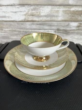 Vintage Bavaria Winterling 26 trio- tea cup, saucer, & dessert plate. Gorgeous!