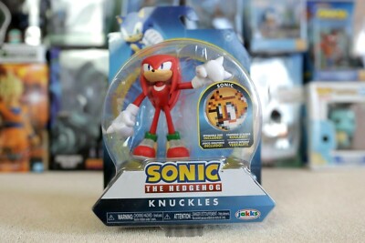 NEW! Sonic the Hedgehog KNUCKLES Action Figure Jakks Pacific Bendable Arms Legs