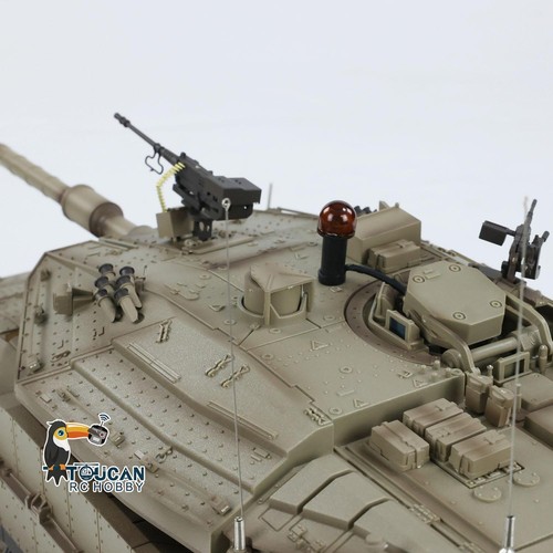 HengLong RC Infrared Tank 1/16 IDF Merkava MK IV BB Smoking 360°Turret Rotary - Picture 18 of 24