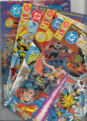 DC vs MARVEL CROSSOVER (German) # 1+2+3+7 - BATTLE OF THE CENTURY 1-4 - DINO
