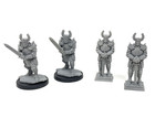 Animated Armor Knight Statue Set Dungeons and Dragons Miniatures DnD Minis 28mm