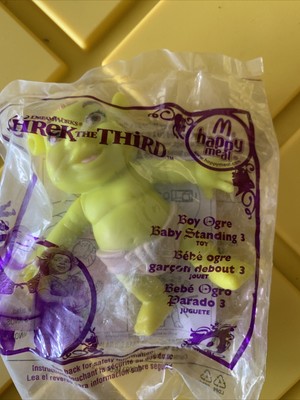 Mcdonalds Happy Meal Toy Shrek The Third 07 Boy Ogre Baby 8 Sealed Ebay