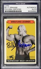 1970-1988 Superstar Billy Graham Signed Wrestling Legend Trading Card (PSA/DNA)