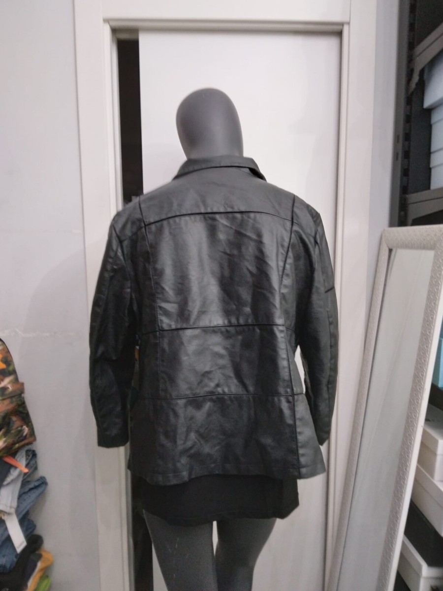 Genuine Leather Jacket Used Women Black Size 44 XYC554L | eBay Genuine Leather Jacket Used Women Black Size 44 XYC554L | eBay