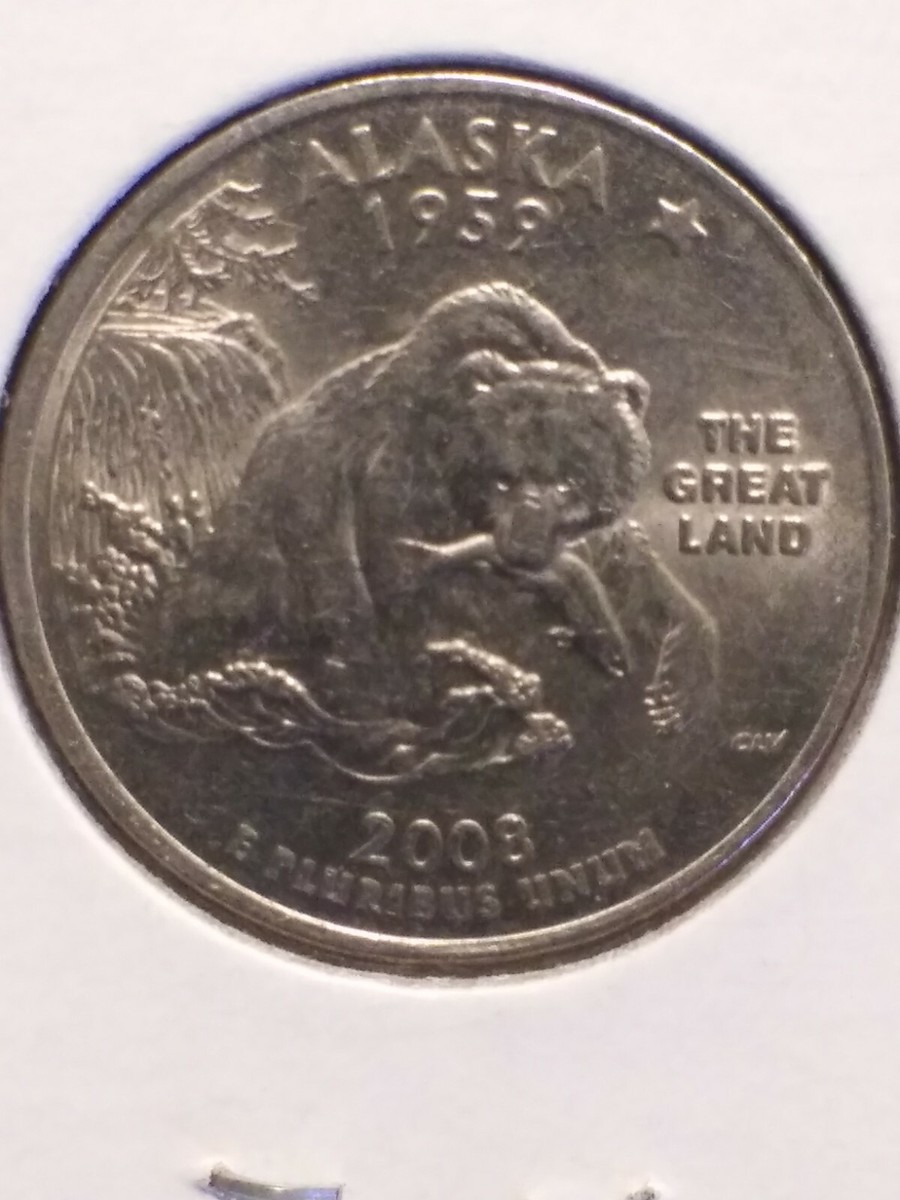 2008 Washington Alaska State Quarter 