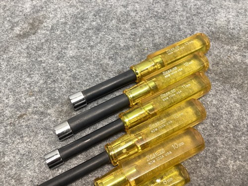 Snap On 9-teiliges metrisches Mutterndreher-Set NDM-Serie gelber Griff 4 mm - 13 mm - Bild 4 von 10