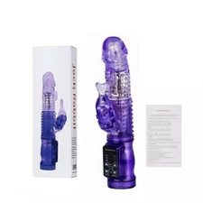 Rabbit Vibrator G-spot Dildo Vibe Waterproof Massager Sex Toys for Women Female