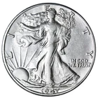 1947-D Walking Liberty Half Dollar In AU Condition