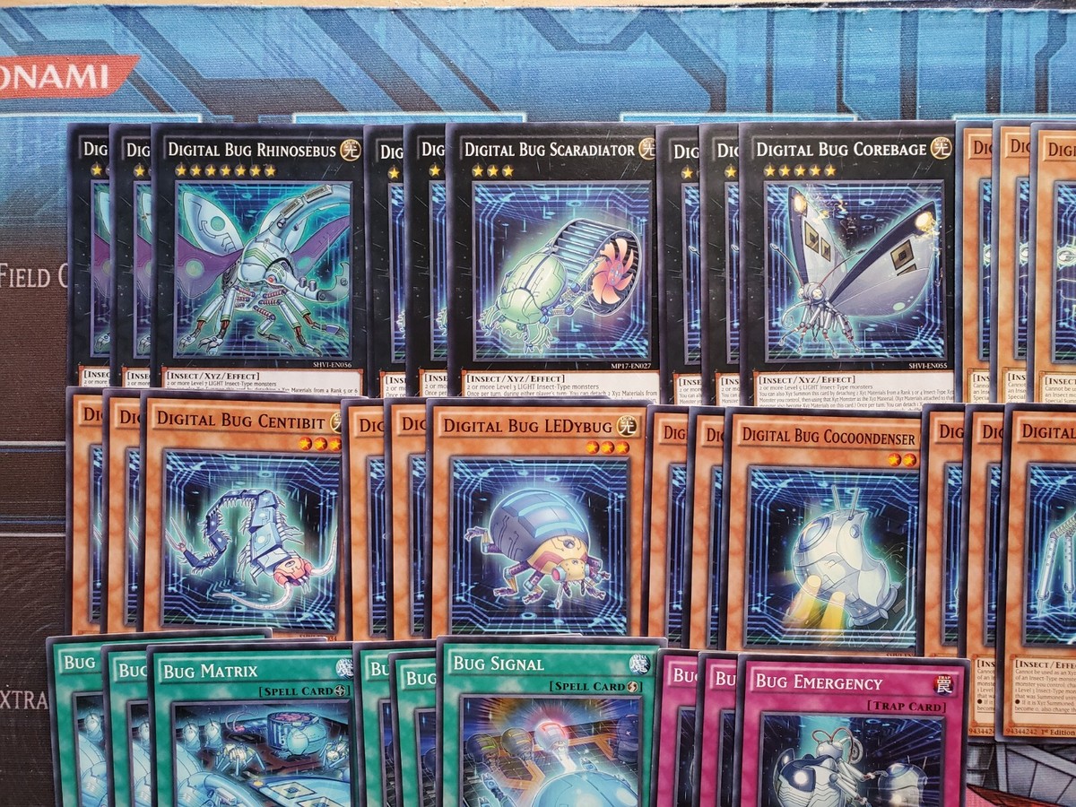 Yu-Gi-Oh! - Complete Digital Bug Xyz Deck Core