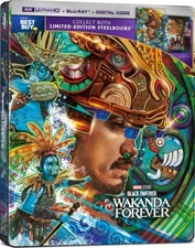 NEW BLACK PANTHER: WAKANDA FOREVER 4K ULTRA HD BEST BUY EXCLUSIVE STEELBOOK