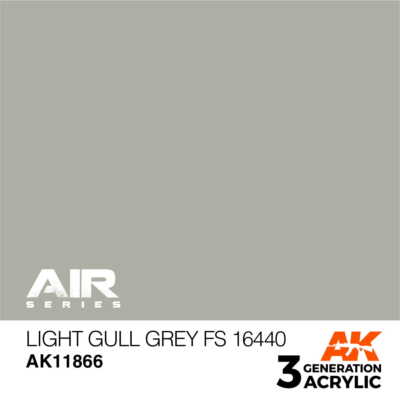 AK INTERACTIVE 11866 - Acrylic paint Light Gull Grey FS 16440 17ml