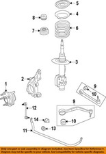 GM OEM 10-15 Camaro Front Suspension Struts Components-Strut Mount 22802090