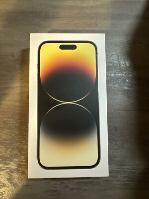 Apple iPhone 14 Pro BOX ONLY Gold 128 GB | eBay