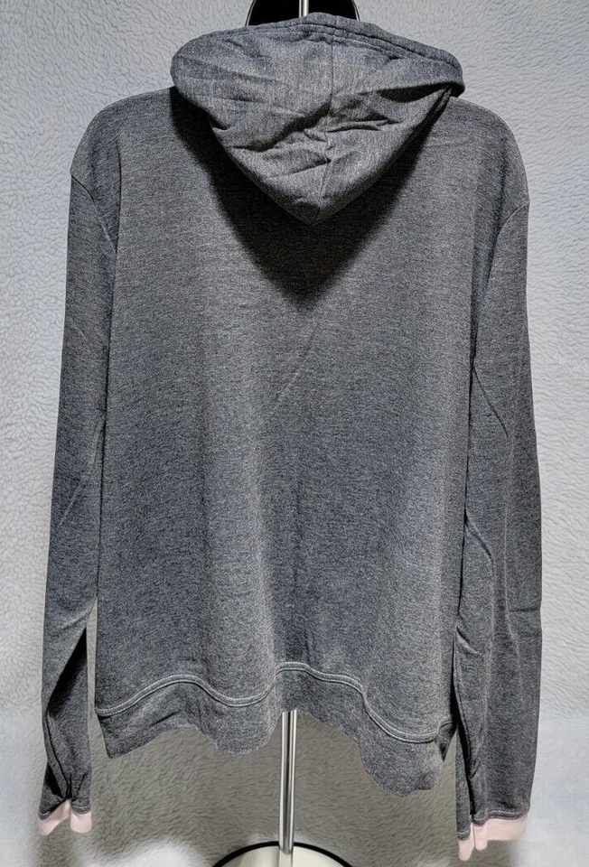 Mix & Co Womens Jacket Coat Size 1X Gray Pink Track - Image 4 of 4