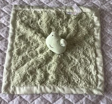 KidsLine Frog Green Lovey Security Baby Blanket  13”