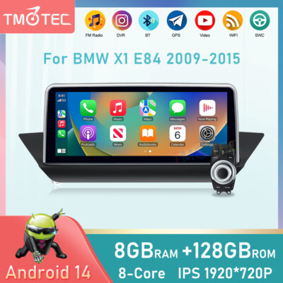 10.25'' Android 14 8+128GB Idrive Autoradio 4G LTE Carplay USB für BMW X1 E84 CIC