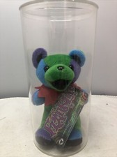 Grateful Dead Beanie Bear Franklin Stuffed Plush Doll 7  Liquid Blue Vintage