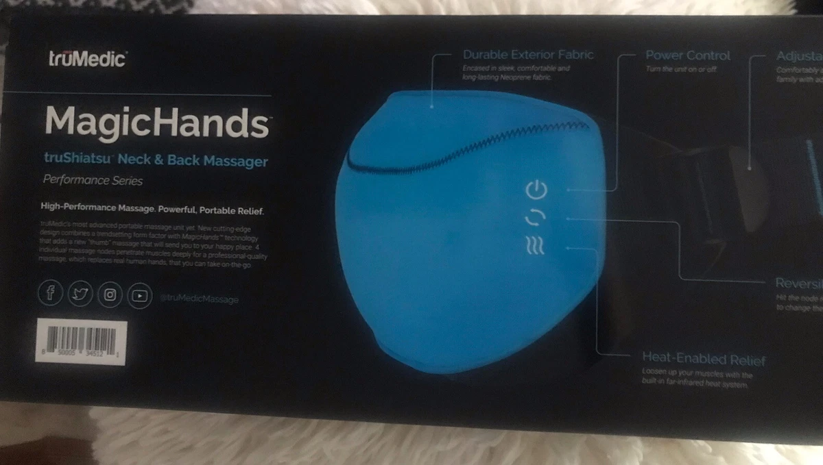 TruMedic MagicHands truShiatsu Neck and Back Massager Review: Heated Relief