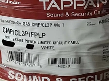 Southwire/Tappan 18/2C Plenum Stranded Shielded Security/Alarm Cable CMP /100ft