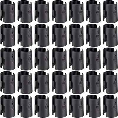 74 Packs 1 Inch Wire Shelving Shelf Lock Clips Split Sleeves Metal for Wire Shel