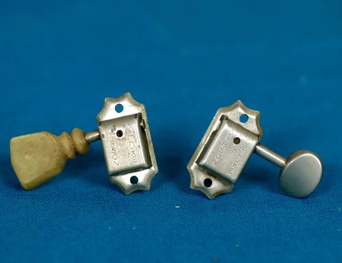 Two Vintage “Gibson Deluxe” Guitar Tuning Machines D-169400 - Luthier Retirement