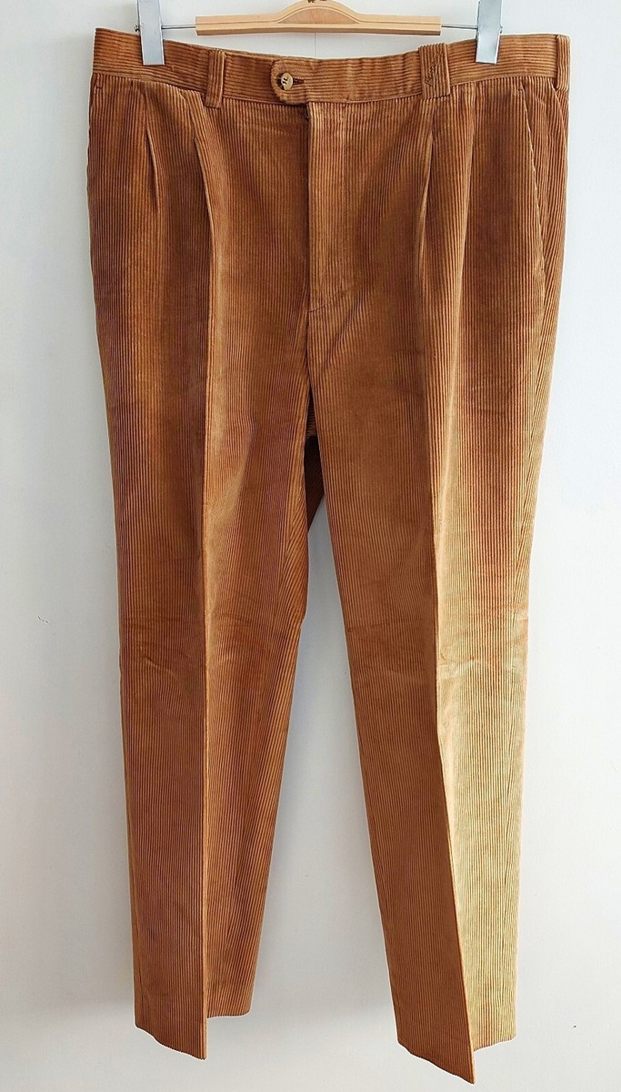 Burberry Leisure Corduroy Brown Pants Size 48 EU | eBay
