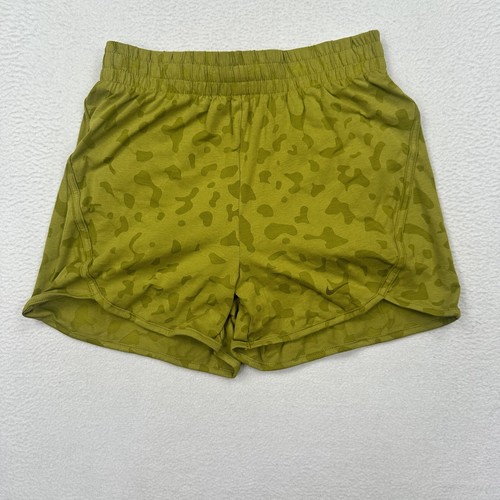 Nike Youth Girls Breezy Athletic Flow Shorts Size XL Green FB1095 High Waist