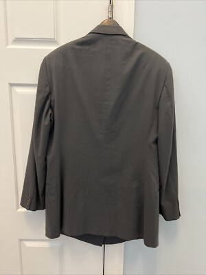 Giorgio Armani Suit Size 40 R In Light Gray Wool Great