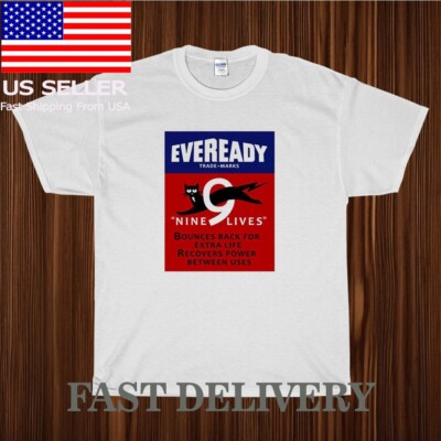 T-shirt Humoristique Eveready Battery Logo - Homme - Couleurs Multiples - Tailles S à 5XL - 100% Coton