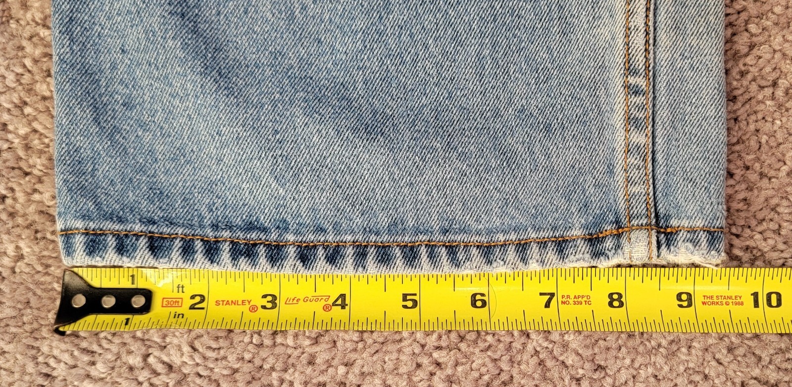Vintage 1990s Blind Skateboards Body Bags Denim Jeans, Made In USA, Size 36