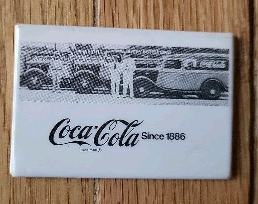 Rare Vintage Coca-Cola Promo Memorabilia Small Pocket Mirror Coke