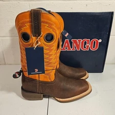 Durango DDB0230 Men's Rebel 8 M Brown Saddle Western Leather Work Boots Shoes