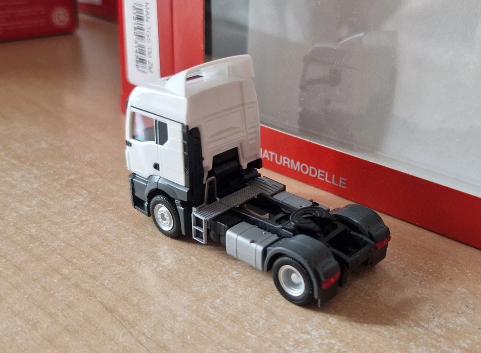 Herpa 314596 MAN TGS trattore stradale neutro bianco 1:87 OVP - Immagine 4 di 4