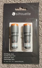 Silhouette SILH-BLADE-KRAFT-2, 3mm Replacement Blades for Cameo 4-Black