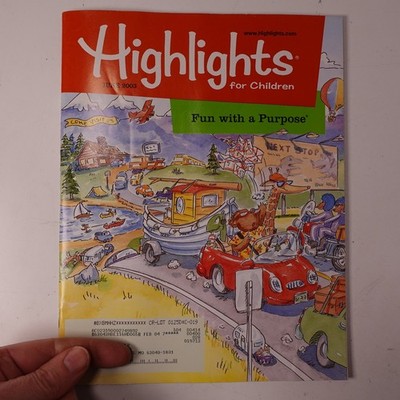 Highlights for Children Zeitschrift Juni 2003 #620 Rätsel & Suchbilder
