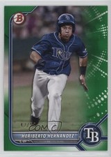 2022 Bowman Prospects Green Border 42/99 Heriberto Hernandez #BP-143 1o2