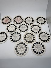 Vintage Disney View-Master Reel Lot Mickey Pooh Mary Poppins Disneyland