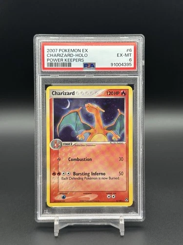 🌀 Charizard 6/108 Power Keepers Holo  SWIRL 🌀