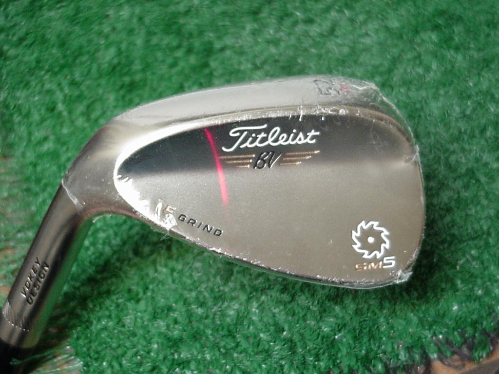 Left Hand Brand New Titleist Vokey Sm5 Gold Nickel 52-08 52 degree