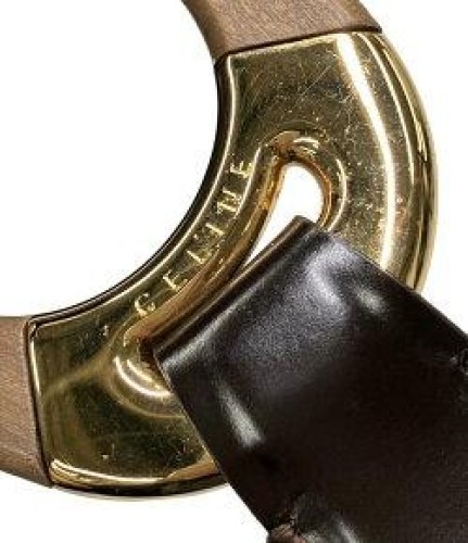 Celine Schultertasche Beuteltasche Tasche Handtasche Wildleder Leder Damen - Bild 20 von 24