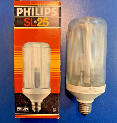 PHILIPS/MAZDA  SL  25W Warm White Prismatic  E27 220V 1500 LUMEN MADE IN HOLLAND