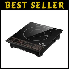 Gold Countertop Burner, 1800W Induction Cooktop
