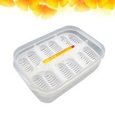 1pc Lizards Pets Breeding Isolation Case Hatching Box with Thermometer incubator
