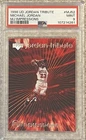 1996 UD JORDAN TRIBUTE MICHAEL JORDAN MJ52 MJ IMPRESSIONS~PSA 9 MINT CARD & SLAB