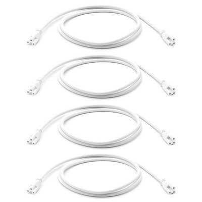 T5 T8 Extension Cords, 5ft Connector Cord, 3-Prong Extended Power Cable for Inte