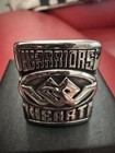 Stainless Steel Warriors Heart Mens Ring 7 — photo 1